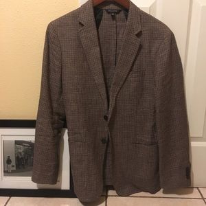 Banana Republic Linen Blazer Sport Coat Houndstoot
